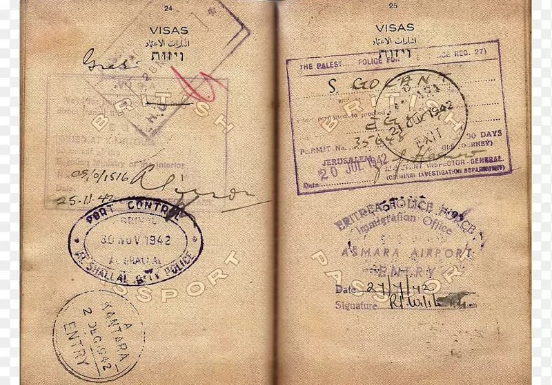 纸质文件-护照