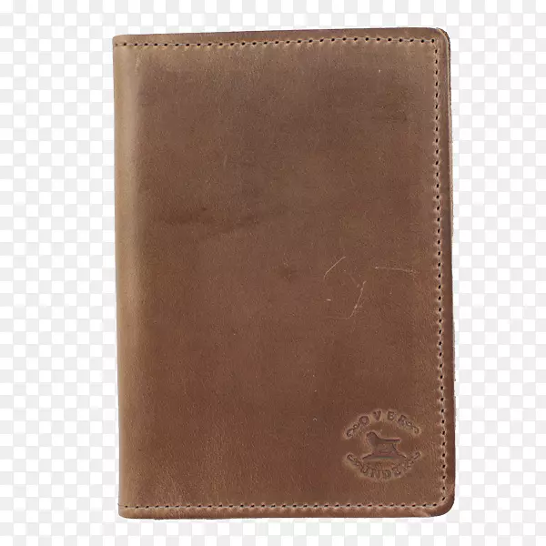 维贾亚瓦达皮夹棕色护照手提包