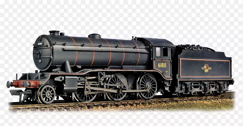 铁路运输机车的轨距列车模型.蒸汽机