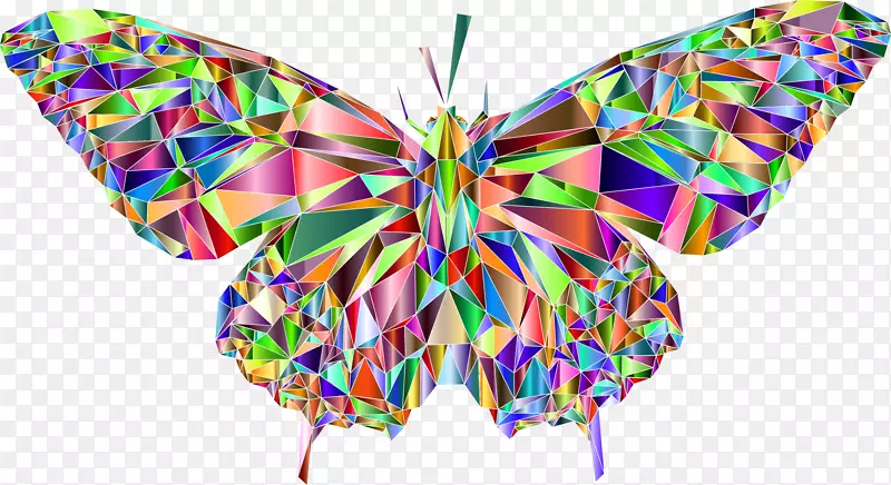 Youtube桌面壁纸-彩色蝴蝶