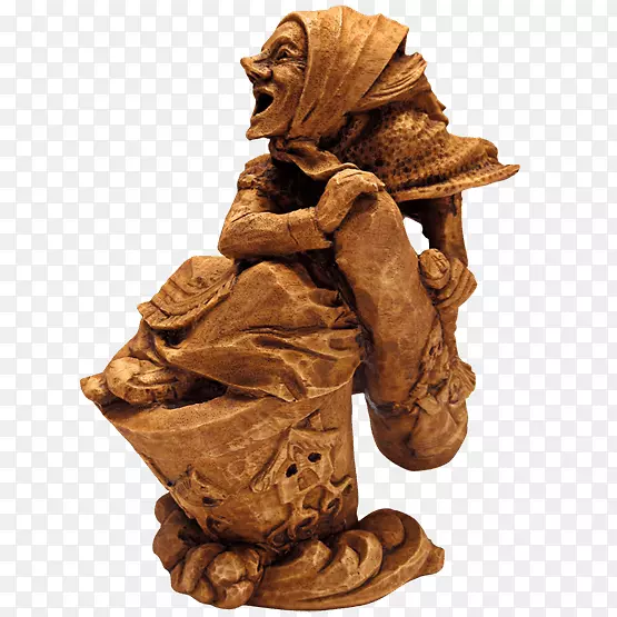 巴巴亚加雕塑阿拉达，或巫术的福音-上帝说：阿里巴巴。