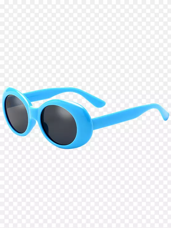 太阳镜，护目镜，眼镜，复古风格-蓝色太阳镜