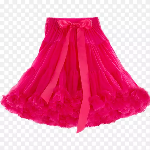 裙子褶皱粉红色衬裙