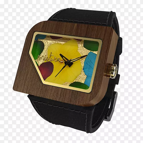 手表木钟表带服装.花藤标题盒