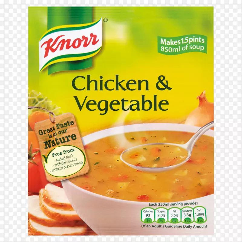 肉汁Knorr食品素食料理-蔬菜汤