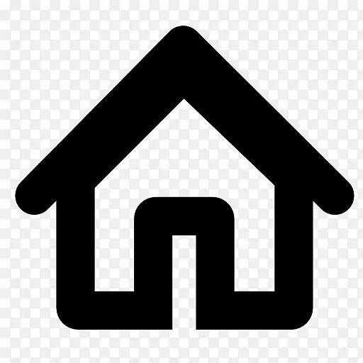 电脑图标-房屋建筑-房屋标志
