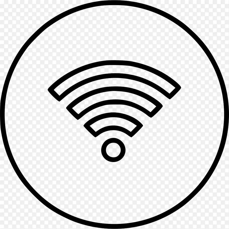 计算机图标wi-fi无线internet信号发送站