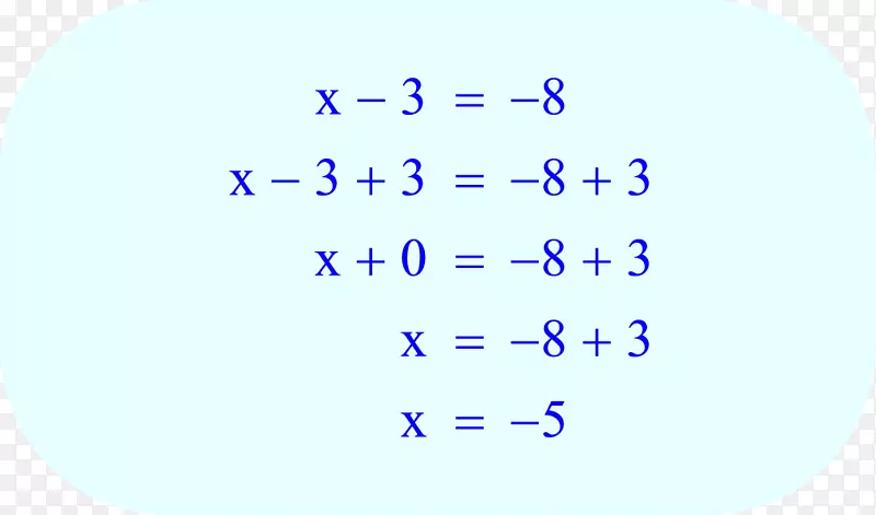 蓝紫圆紫角手写的数学解题方程