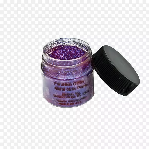 闪闪发光的化妆品紫色紫丁香化妆道具