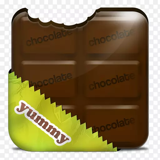 巧克力电脑图标甜点食品箔