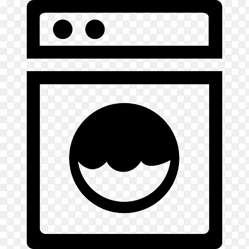 洗衣符号洗衣机电脑图标.客房管理