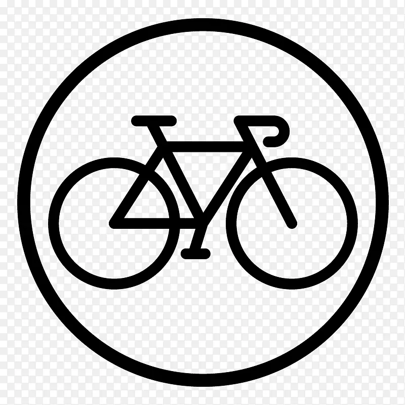 自行车商店自行车电脑图标山地车熙熙攘攘的城市