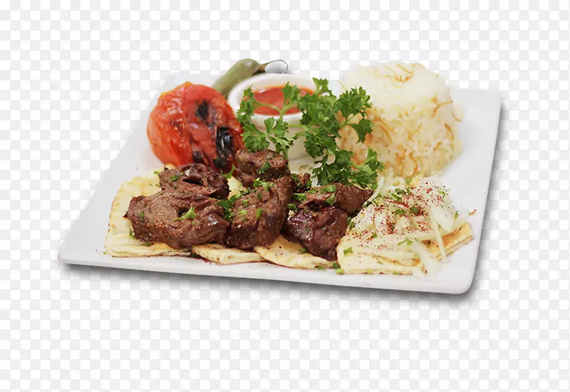 什锦烤肉串，地中海菜，土耳其菜，苏夫拉基-牛肉片