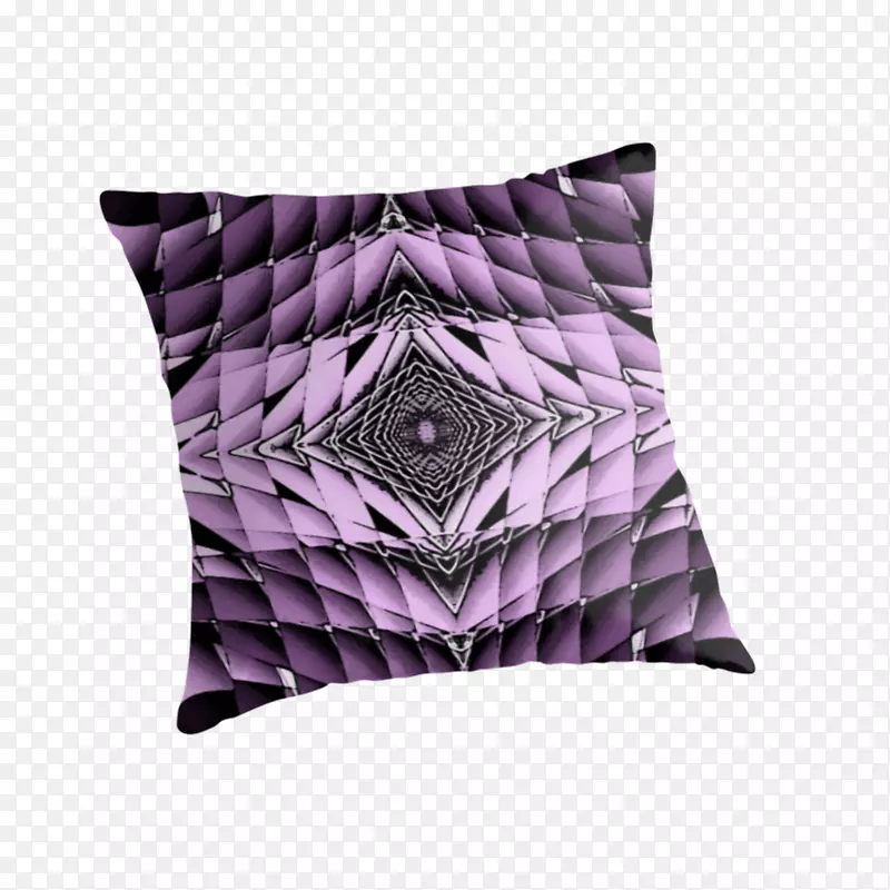 抛枕头薰衣草紫丁香垫紫罗兰-美丽的欧式图案