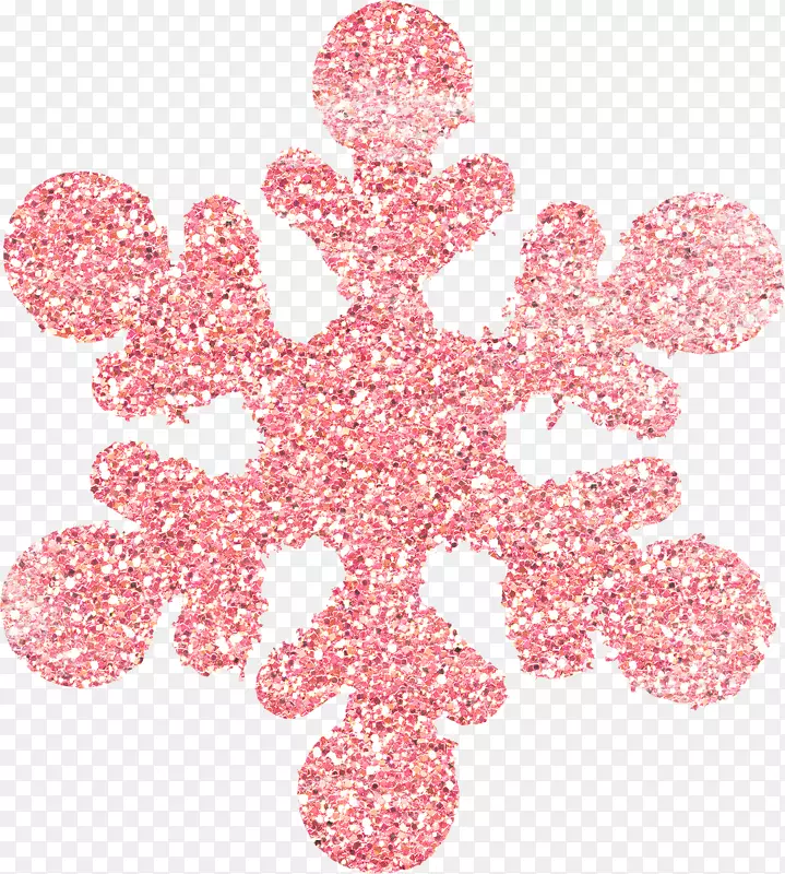 雪花剪贴画-雪花