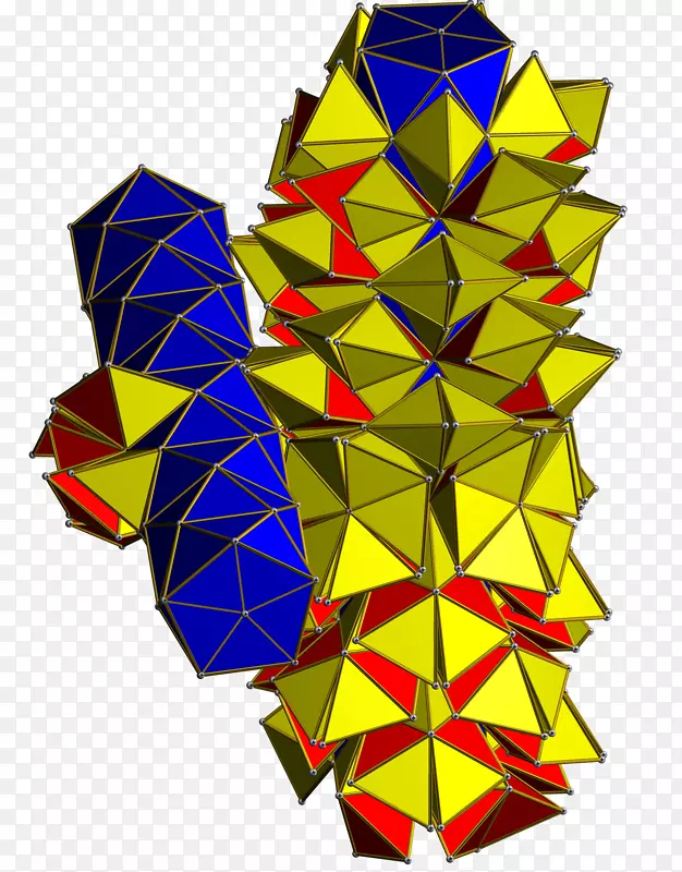 三角形大反棱镜600单元四面体三角形