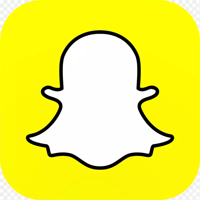 Snapchat社交媒体标识广告-Snapchat