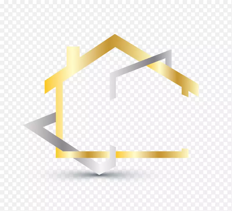 房地产房屋平面设计地产代理标志-房屋