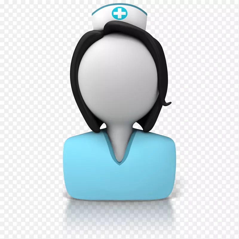 护理护士帽注册护士剪辑艺术-动画