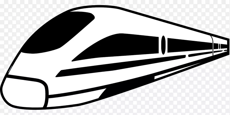 铁路运输列车快速运输高速铁路剪辑艺术列车