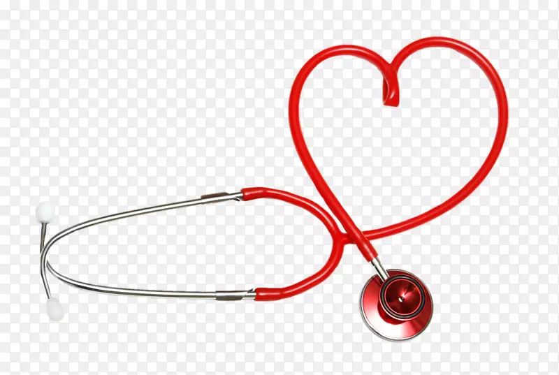听诊器心脏医师护理夹艺术心脏