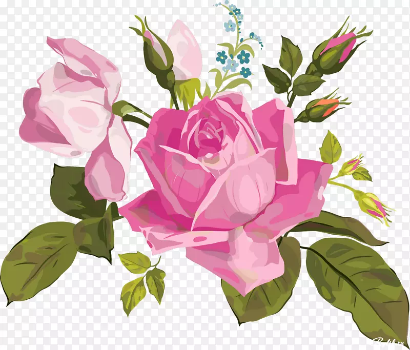 切花花园玫瑰花卉设计