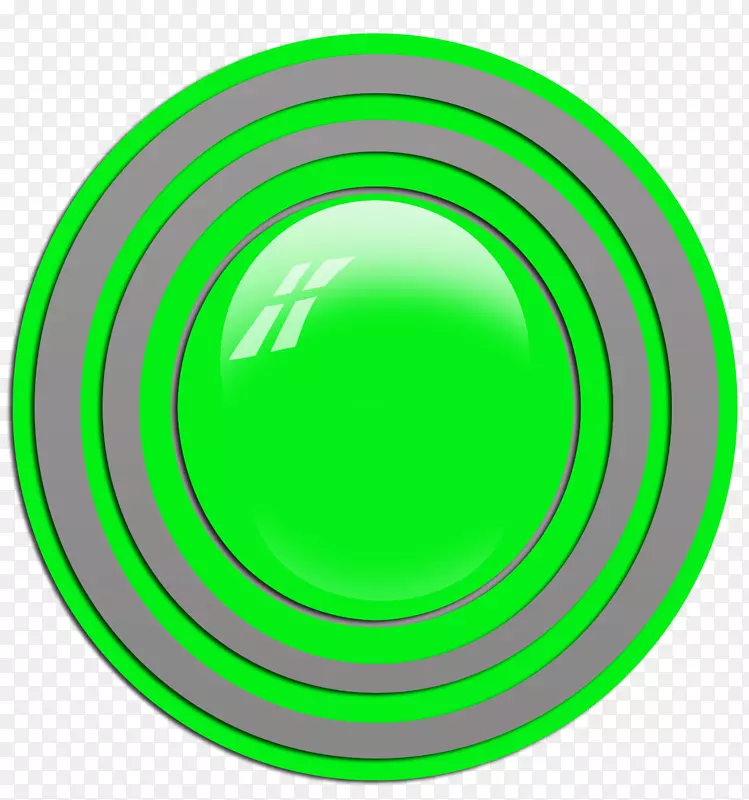 圆球绿色螺旋圆