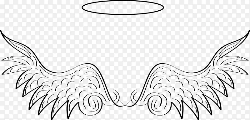 天使治疗：给你生命中的每一个领域的治疗信息灵气剪辑艺术-天使。