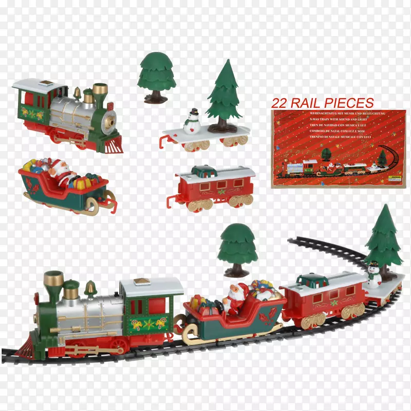 玩具火车和火车组圣诞老人轿车火车运输火车