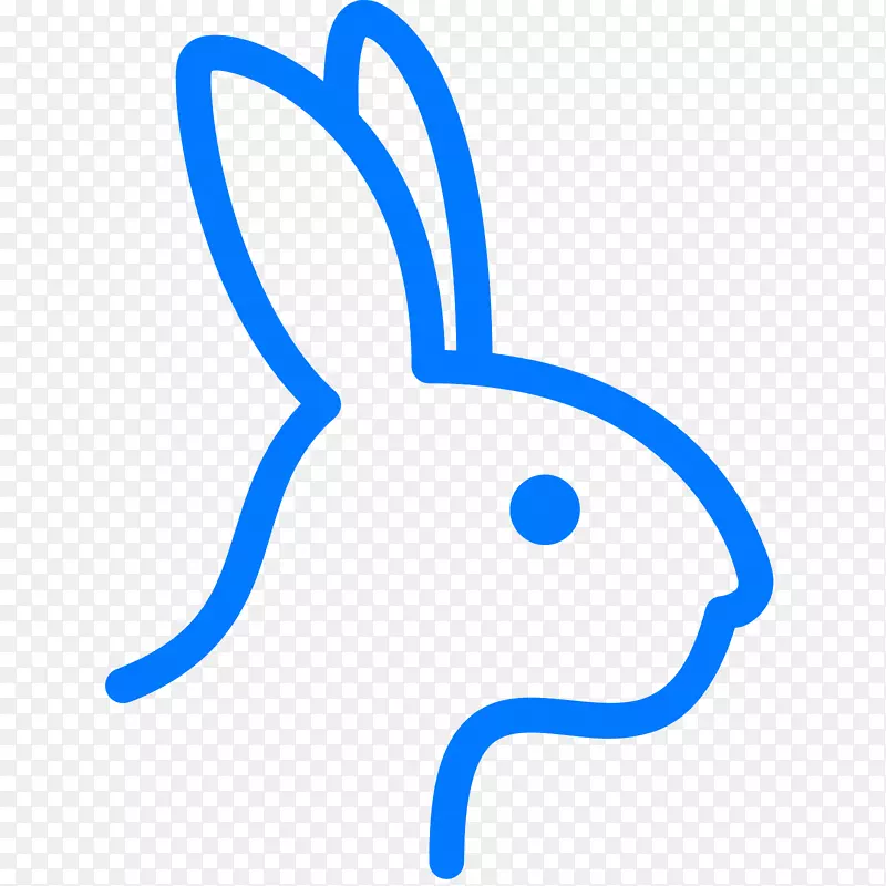 电脑图标兔子符号复活节兔子小兔