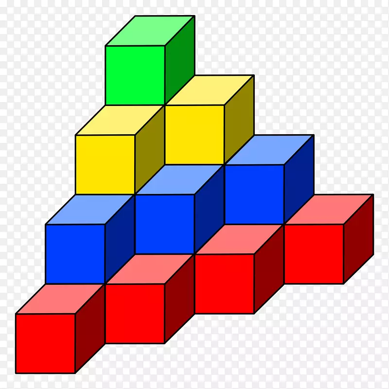 计算机图标立方体几何图形剪贴画立方体