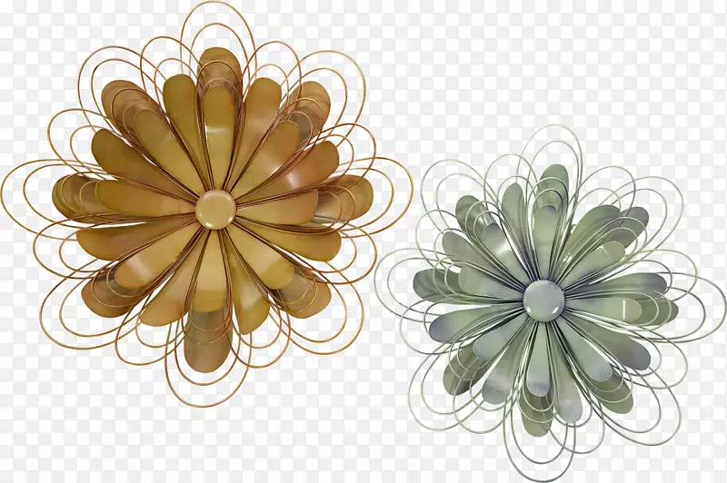 花花瓣兆字节剪贴画-花