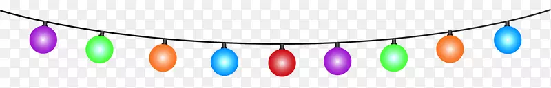 圣诞彩灯剪贴画-圣诞节
