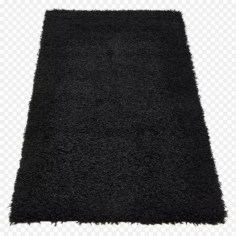 地板羊毛棕色黑m