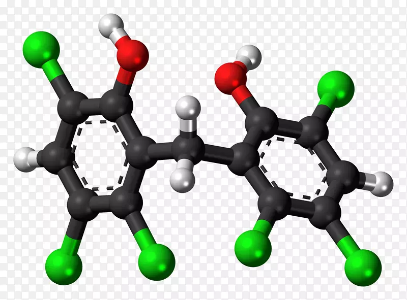 六氯苯球棒模型分子化学次氯酸盐-其它