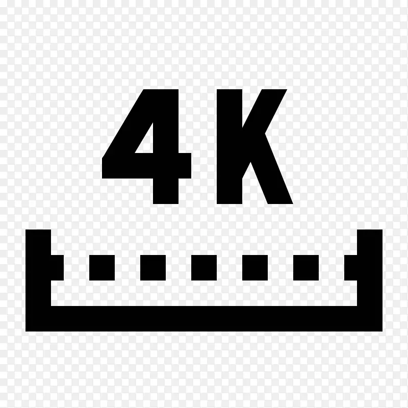 电脑图标1080 p高清电视标志4k分辨率