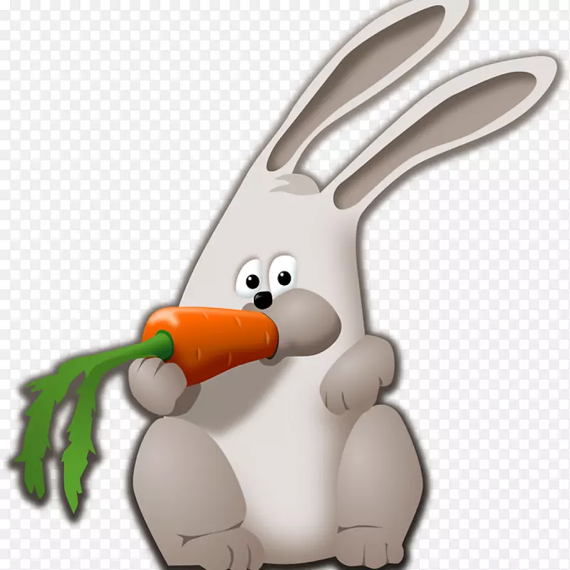 复活节兔子胡萝卜蛋糕兔夹艺术-兔子