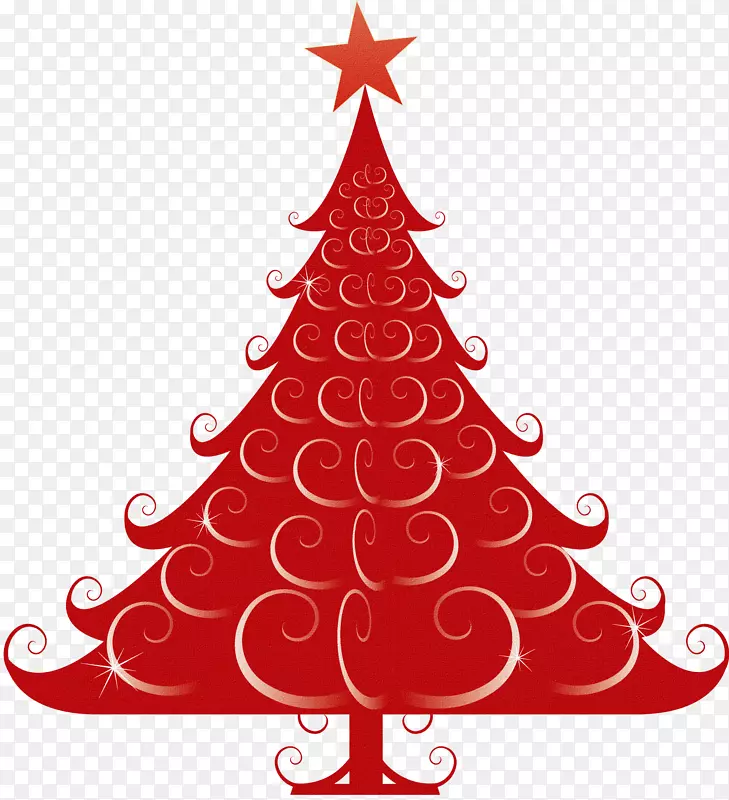 圣诞树装饰圣诞装饰品剪贴画圣诞树
