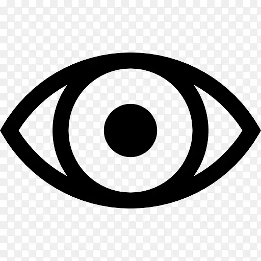 人眼感知计算机图标.眼睛