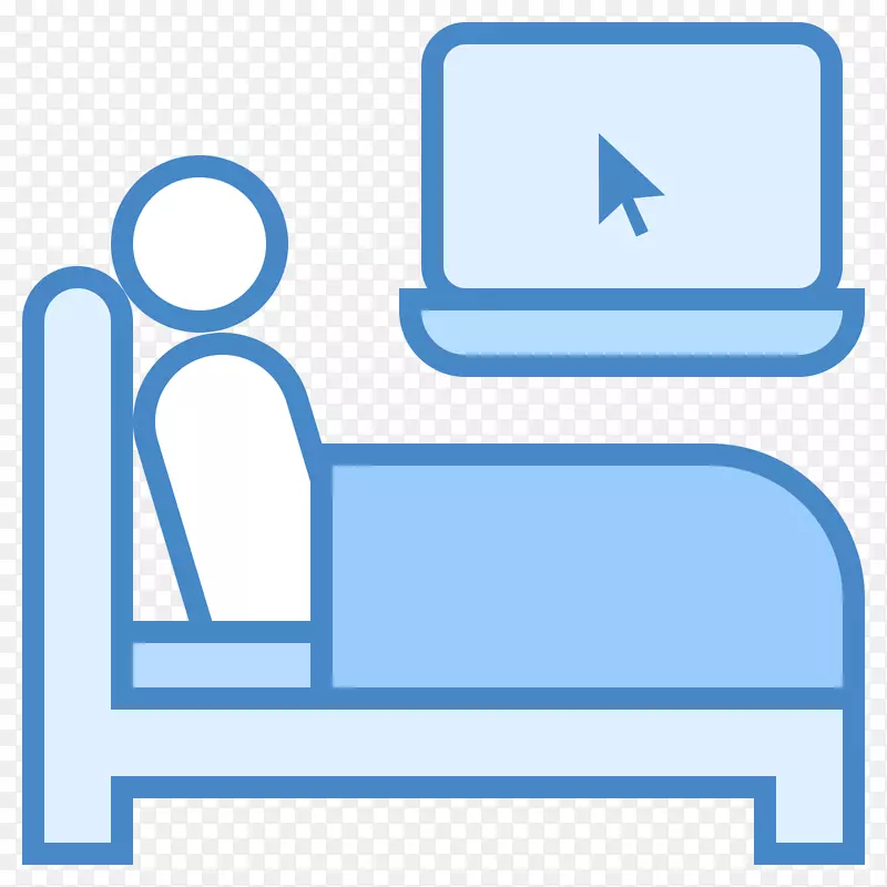房车床垫床架电脑图标.床垫
