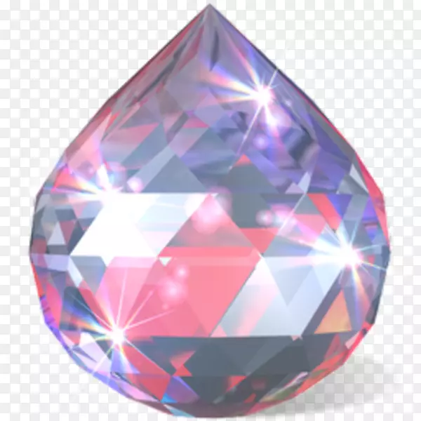 水晶电脑图标石英矿物剪辑艺术宝石