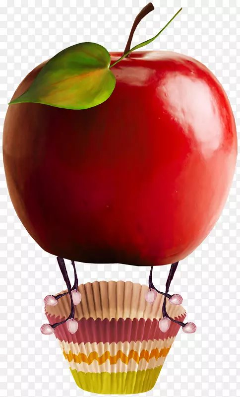 食品水果苹果剪贴画-苹果