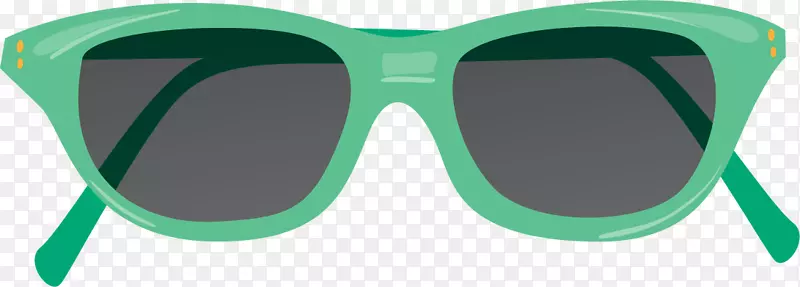 太阳镜绿色护目镜