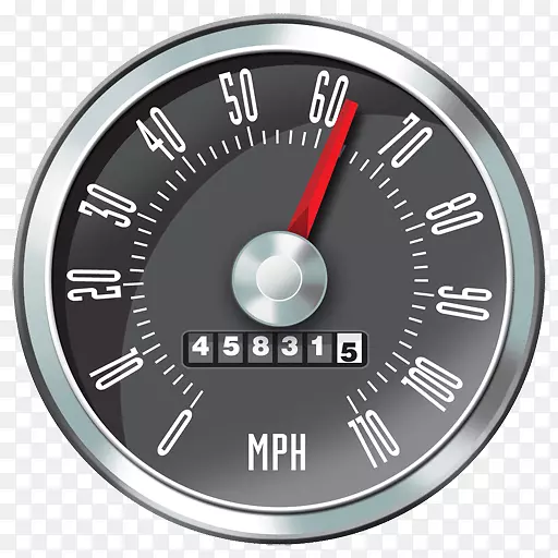 汽车速度计0到60英里每小时里程计摩托车-汽车