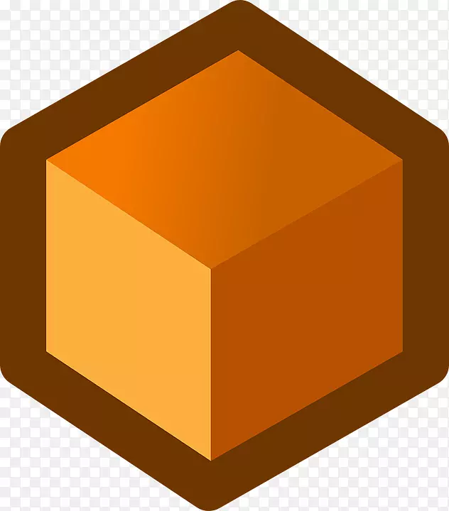立方体三维空间计算机图标剪贴画立方体