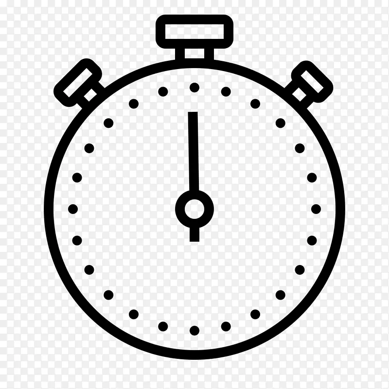 秒表计时器电脑图标绘图剪辑艺术手表