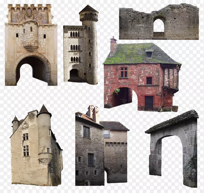 中世纪建筑城堡中世纪建筑