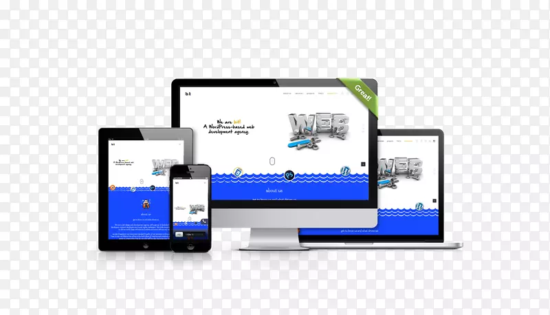 Web开发响应的web设计.设计