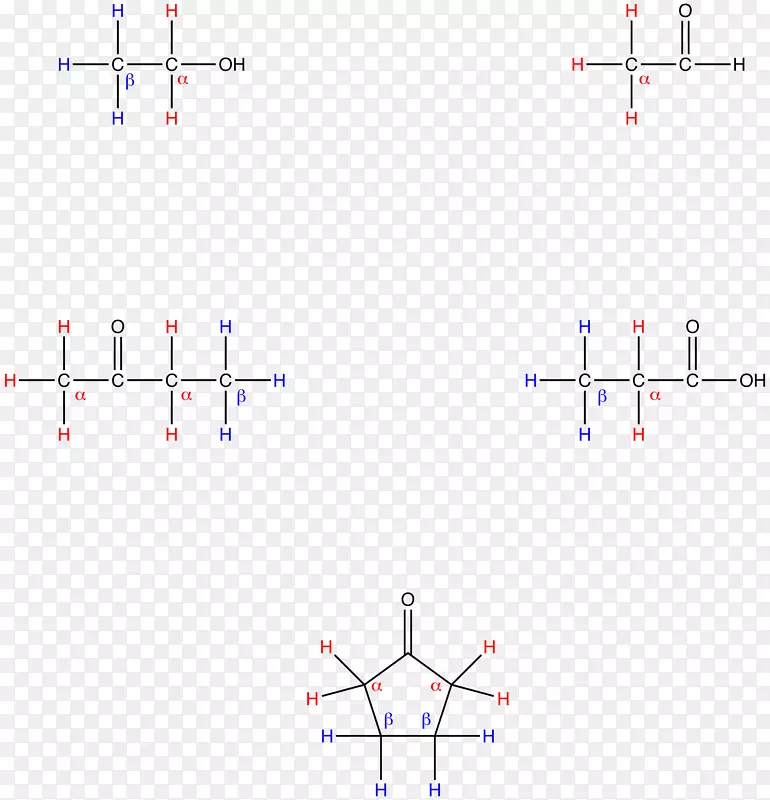α和β碳氢α粒子化学符号
