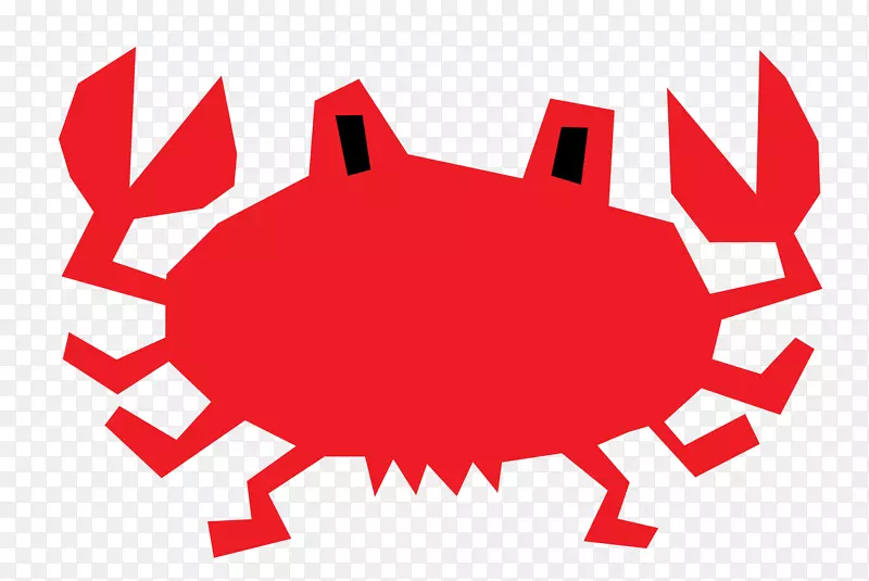 圣诞岛红蟹剪贴画-螃蟹